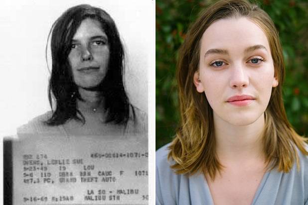 Diễn viên mới nổi Victoria Pedretti vai Lulu, biệt danh của Leslie Van Houten. Trong vụ thảm sát của Nhà Manson, ả mới 19 tuổi. Ảnh: TheWrap