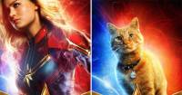 Đại Uý Marvel và chú mèo đang được truyền thông nước ngoài khen ngợi tưng bừng trên mạng xã hội
